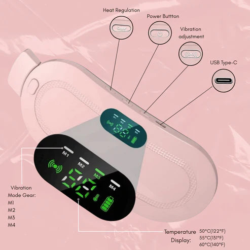 Portable Heating Belt for Period Pain Relief