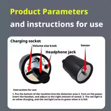 Professional Water Leak Detector with Listening Headset