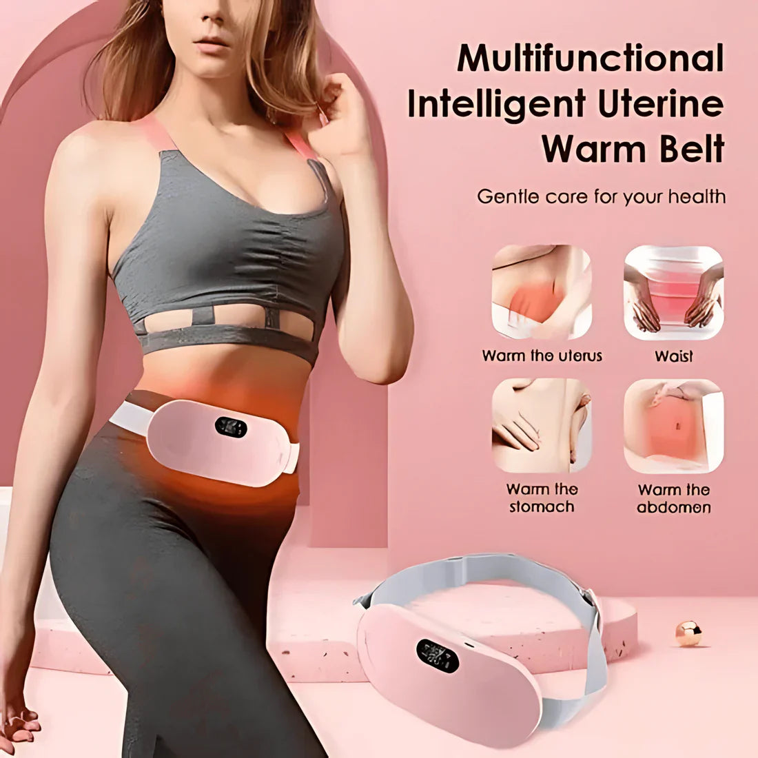 Portable Heating Belt for Period Pain Relief